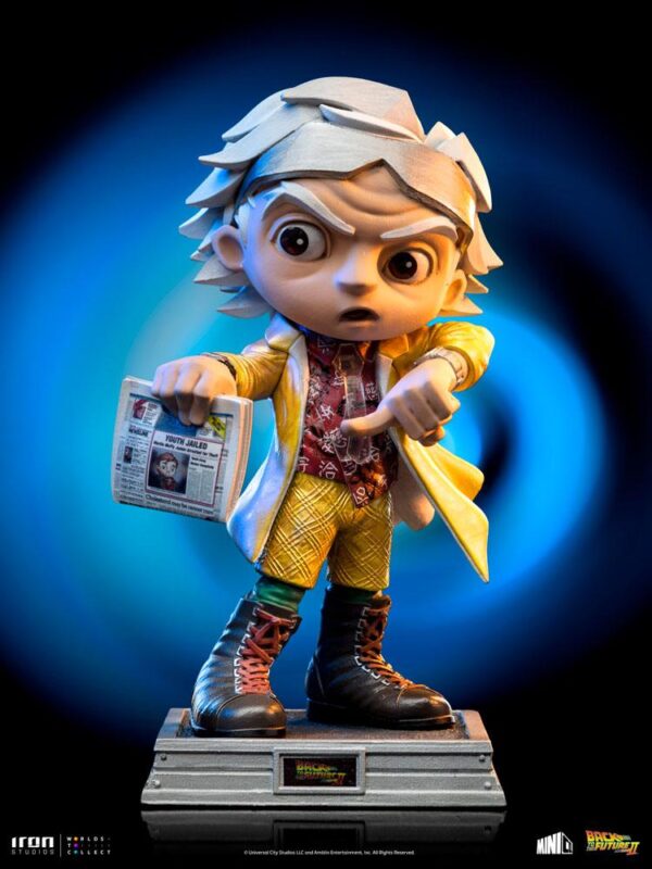 Back to the Future II Mini Co. PVC Figura Doc Brown 15 cm Back to the Future II Mini Co. PVC Figura Doc Brown 15 cm