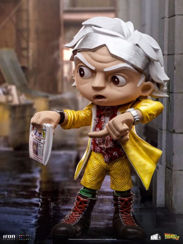 Back to the Future II Mini Co. PVC Figura Doc Brown 15 cm Back to the Future II Mini Co. PVC Figura Doc Brown 15 cm