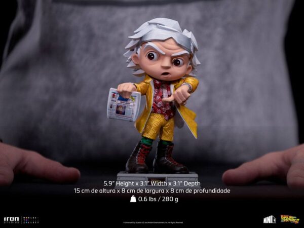 Back to the Future II Mini Co. PVC Figura Doc Brown 15 cm Back to the Future II Mini Co. PVC Figura Doc Brown 15 cm