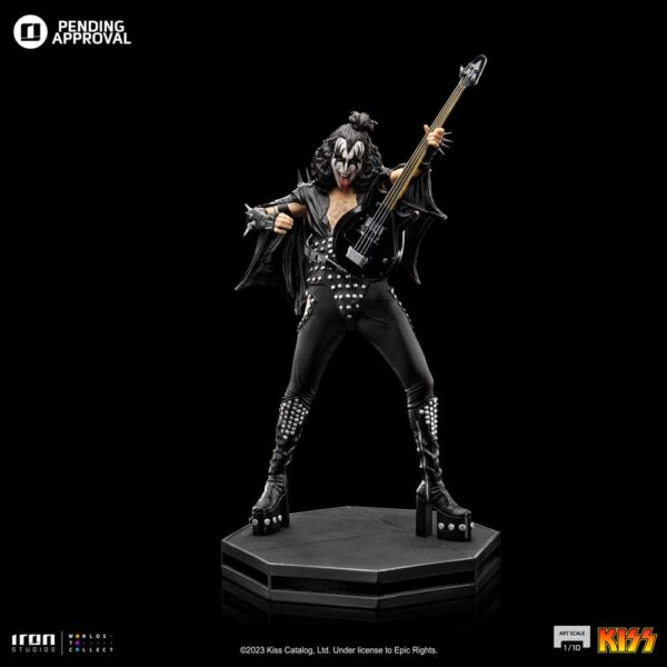 Kiss Art Scale Szobor 1/10 Gene Simons Limited Edtition 26 cm