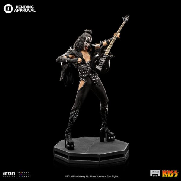 Kiss Art Scale Szobor 1/10 Gene Simons Limited Edtition 26 cm