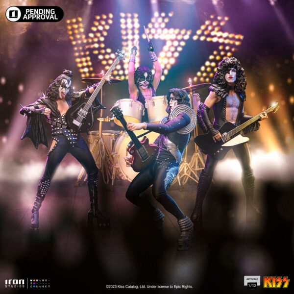 Kiss Art Scale Szobor 1/10 Gene Simons Limited Edtition 26 cm