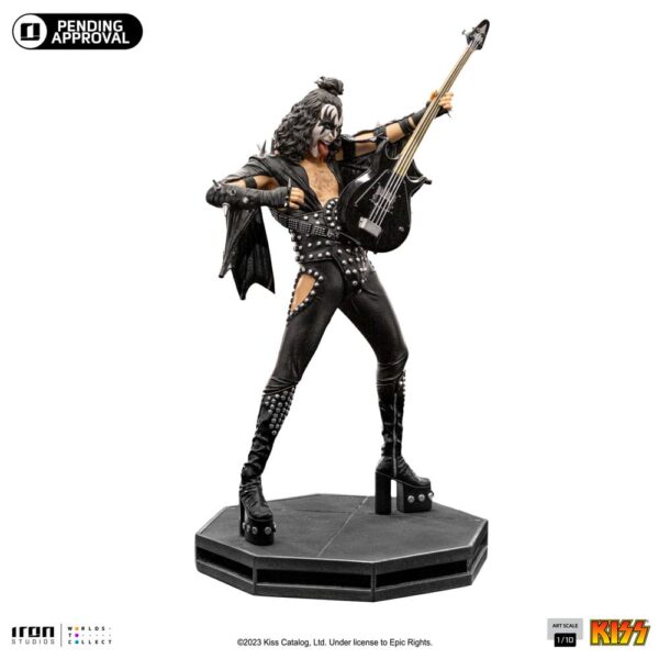 Kiss Art Scale Szobor 1/10 Gene Simons Limited Edtition 26 cm