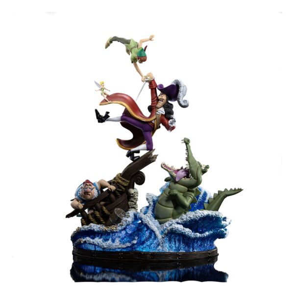 Disney Deluxe Art Scale Szobor 1/10 Peter Pan vs. Hook 42 cm