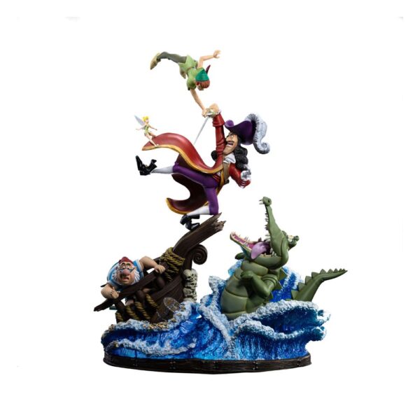 Disney Deluxe Art Scale Szobor 1/10 Peter Pan vs. Hook 42 cm