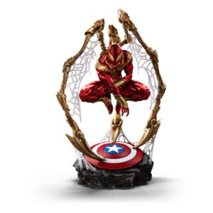 Marvel Art Scale Deluxe Szobor 1/10 Spider-man Iron Armor Comics (CCXP Exclusive 2024) 24 cm