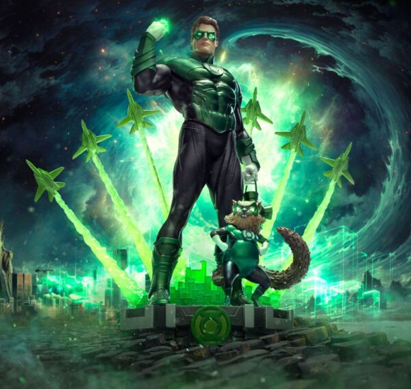 DC Comics Art Scale Deluxe Szobor 1/10 Green Lantern Unleashed 24 cm DC Comics Art Scale Deluxe Szobor 1/10 Green Lantern Unleashed 24 cm