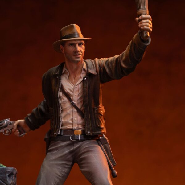 Indiana Jones Art Scale Deluxe Szobor 1/10 Indiana Jones 40 cm