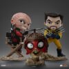 Deadpool & Wolverine Mini Co. PVC Figura Deadpool and Wolverine set Unmasked 14 cm