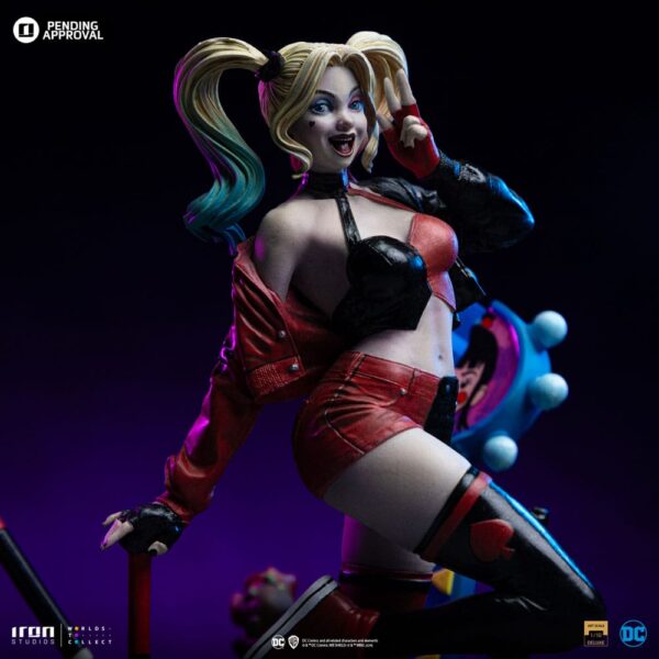 DC Comics Deluxe Art Scale Szobor 1/10 Harley Quinn (Gotham City Sirens) 22 cm DC Comics Deluxe Art Scale Szobor 1/10 Harley Quinn (Gotham City Sirens) 22 cm