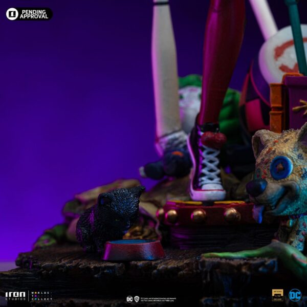 DC Comics Deluxe Art Scale Szobor 1/10 Harley Quinn (Gotham City Sirens) 22 cm DC Comics Deluxe Art Scale Szobor 1/10 Harley Quinn (Gotham City Sirens) 22 cm