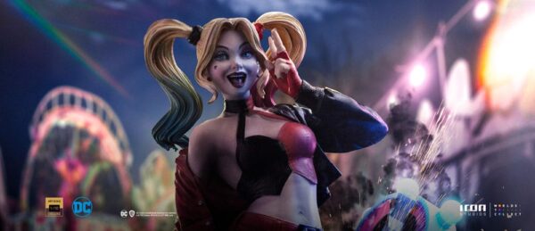 DC Comics Deluxe Art Scale Szobor 1/10 Harley Quinn (Gotham City Sirens) 22 cm DC Comics Deluxe Art Scale Szobor 1/10 Harley Quinn (Gotham City Sirens) 22 cm