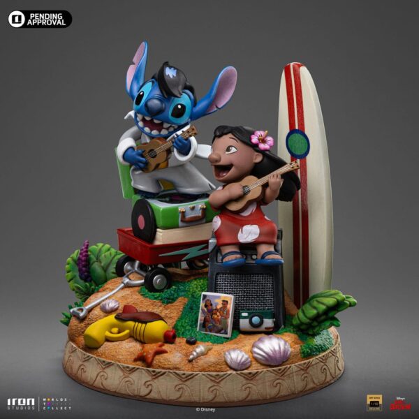 Lilo & Stitch Deluxe Art Scale Szobor 1/10 Lilo & Stitch 20 cm