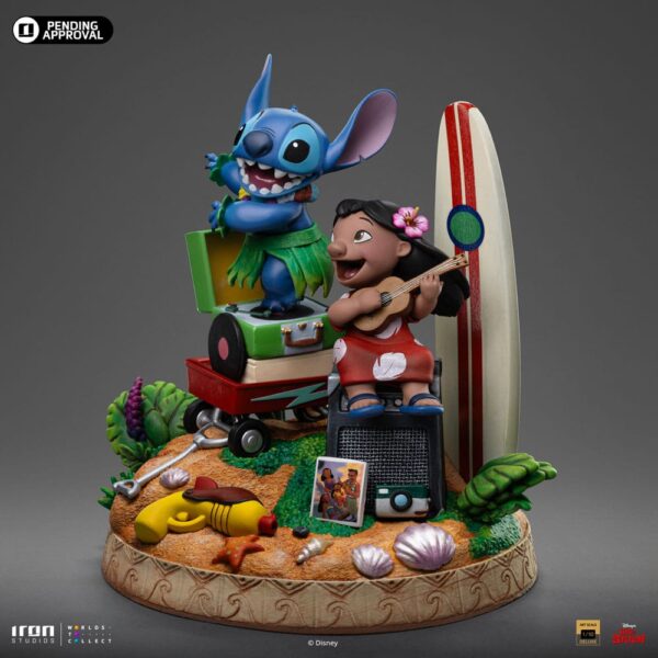 Lilo & Stitch Deluxe Art Scale Szobor 1/10 Lilo & Stitch 20 cm