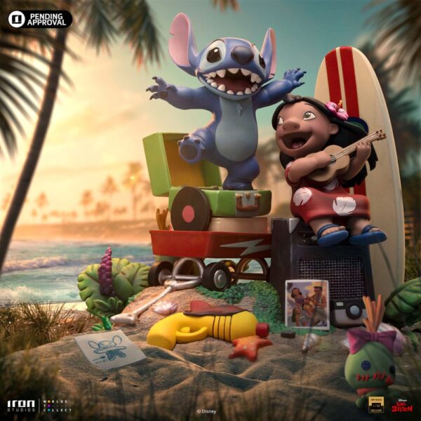 Lilo & Stitch Deluxe Art Scale Szobor 1/10 Lilo & Stitch 20 cm