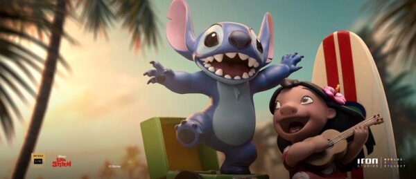 Lilo & Stitch Deluxe Art Scale Szobor 1/10 Lilo & Stitch 20 cm