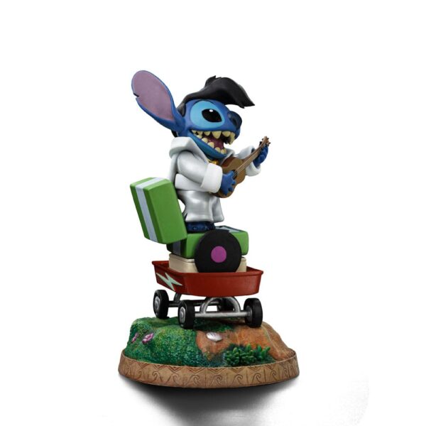 Lilo & Stitch Art Scale Szobor 1/10 Stitch King of Rock 17 cm Lilo & Stitch Art Scale Szobor 1/10 Stitch King of Rock 17 cm