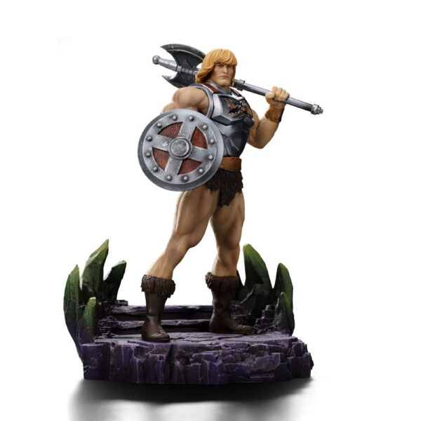 Masters of the Universe Art Scale Szobor 1/10 He-Man Battle Armor Version heo Exclusice 23 cm Masters of the Universe Art Scale Szobor 1/10 He-Man Battle Armor Version heo Exclusice 23 cm