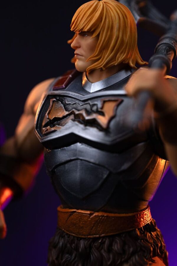 Masters of the Universe Art Scale Szobor 1/10 He-Man Battle Armor Version heo Exclusice 23 cm Masters of the Universe Art Scale Szobor 1/10 He-Man Battle Armor Version heo Exclusice 23 cm
