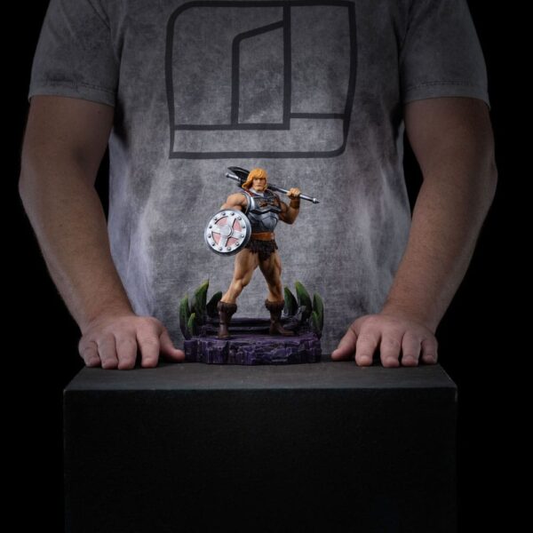 Masters of the Universe Art Scale Szobor 1/10 He-Man Battle Armor Version heo Exclusice 23 cm Masters of the Universe Art Scale Szobor 1/10 He-Man Battle Armor Version heo Exclusice 23 cm