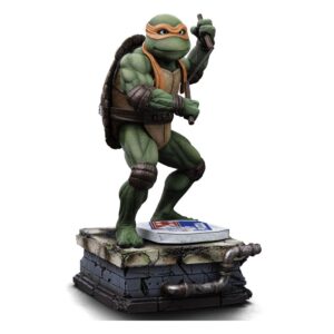 Teenage Mutant Ninja Turtles Art Scale Szobor 1/10 Michelangelo 19 cm
