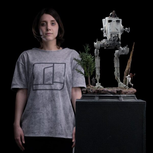 Star Wars Demi Art Scale Szobor 1/20 AT-ST and Chewbacca 53 cm Star Wars Demi Art Scale Szobor 1/20 AT-ST and Chewbacca 53 cm