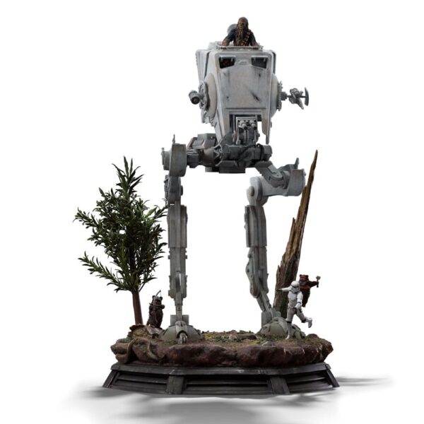 Star Wars Demi Art Scale Szobor 1/20 AT-ST and Chewbacca 53 cm Star Wars Demi Art Scale Szobor 1/20 AT-ST and Chewbacca 53 cm