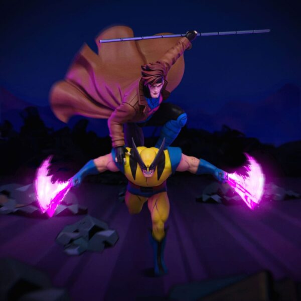 Marvel Deluxe Art Scale Szobor 1/10 X-Men´97 Gambit & Wolverine 29 cm