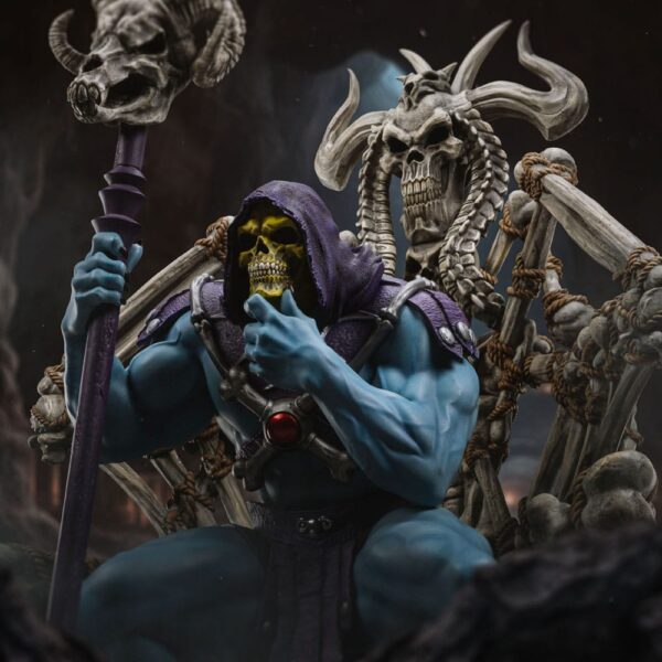 Masters of the Universe Prime Scale Szobor 1/3 Skeletor 10th Anniversary Ver. 67 cm
