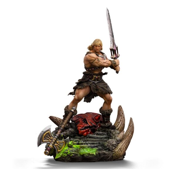 Masters of the Universe Deluxe Art Scale Szobor 1/10 He-Man Unleashed 34 cm Masters of the Universe Deluxe Art Scale Szobor 1/10 He-Man Unleashed 34 cm
