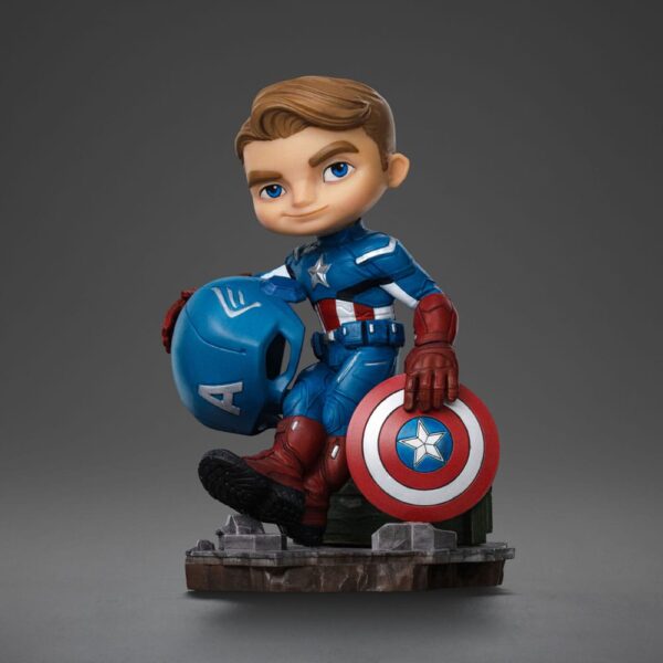 Avengers Infinity Saga Mini Co. PVC Figura Captain America 14 cm Avengers Infinity Saga Mini Co. PVC Figura Captain America 14 cm