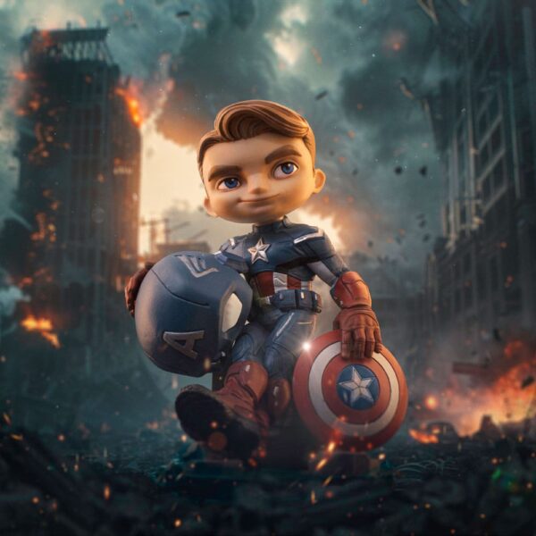 Avengers Infinity Saga Mini Co. PVC Figura Captain America 14 cm Avengers Infinity Saga Mini Co. PVC Figura Captain America 14 cm