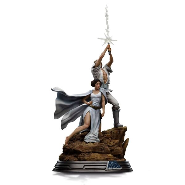 Star Wars Deluxe Art Scale Szobor 1/10 Luke and Leia 41 cm Star Wars Deluxe Art Scale Szobor 1/10 Luke and Leia 41 cm