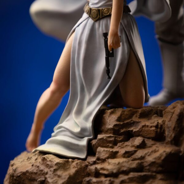 Star Wars Deluxe Art Scale Szobor 1/10 Luke and Leia 41 cm Star Wars Deluxe Art Scale Szobor 1/10 Luke and Leia 41 cm
