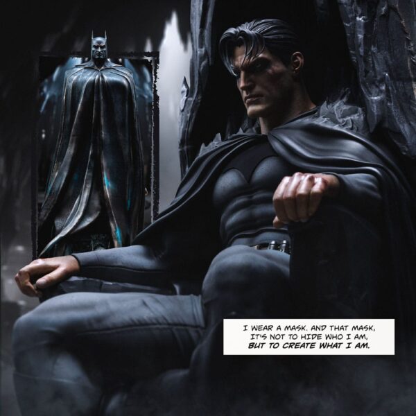 DC Comics Legacy Replika Szobor 1/4 Batman and Bruce Wayne 79 cm DC Comics Legacy Replika Szobor 1/4 Batman and Bruce Wayne 79 cm