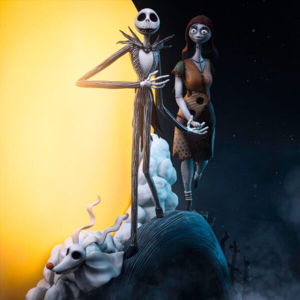 Nightmare before Christmas Deluxe Art Scale Szobor 1/10 Jack and Sally 39 cm Nightmare before Christmas Deluxe Art Scale Szobor 1/10 Jack and Sally 39 cm