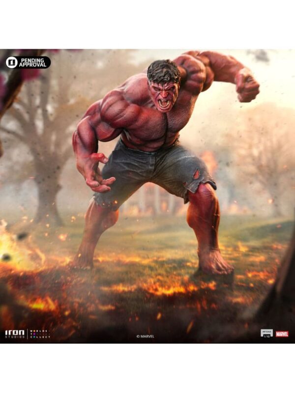 Marvel Art Scale Szobor 1/10 Red Hulk 23 cm Marvel Art Scale Szobor 1/10 Red Hulk 23 cm