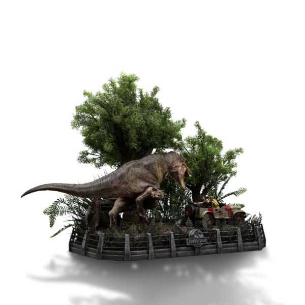 Jurassic Park Demi Art Scale Szobor 1/20 T-Rex Chase 30 cm Jurassic Park Demi Art Scale Szobor 1/20 T-Rex Chase 30 cm