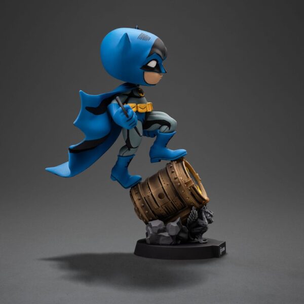 Batman Mini Co. PVC Figura Batman on Bat-Signal (Blue Variant) 15 cm