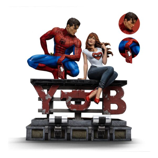 Spider-Man Diorama Art Scale Szobor 1/6 Spider-Man and Mary Jane 35 cm Spider-Man Diorama Art Scale Szobor 1/6 Spider-Man and Mary Jane 35 cm