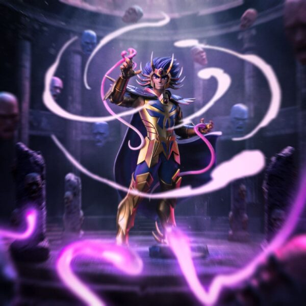 Saint Seiya Art Scale Szobor 1/10 TCancer Deathmask 23 cm