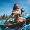 Disney Art Scale Szobor 1/10 Pocahontas 23 cm