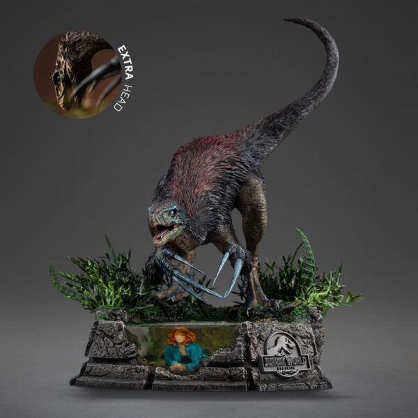 Jurassic World: Dominion Demi Art Scale Szobor 1/20 Therizinosaurus 29 cm