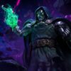 The Infinity Gauntlet Marvel Legends Diorama Szobor 1/10 Doctor Doom Deluxe Edition 42 cm