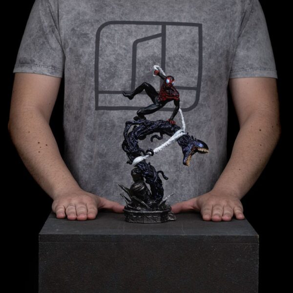 Spider-Man vs. Villains Diorama BDS Art Scale Szobor 1/10 Miles Morales 32 cm Spider-Man vs. Villains Diorama BDS Art Scale Szobor 1/10 Miles Morales 32 cm