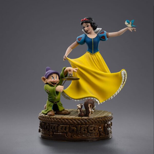 Snow White and the Seven Dwarves Art Scale Szobor 1/10 Snow White and Dopey 21 cm Snow White and the Seven Dwarves Art Scale Szobor 1/10 Snow White and Dopey 21 cm