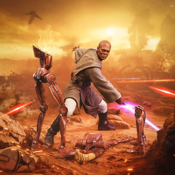 Star Wars Art Scale Szobor 1/10 Mace Windu 18 cm Star Wars Art Scale Szobor 1/10 Mace Windu 18 cm