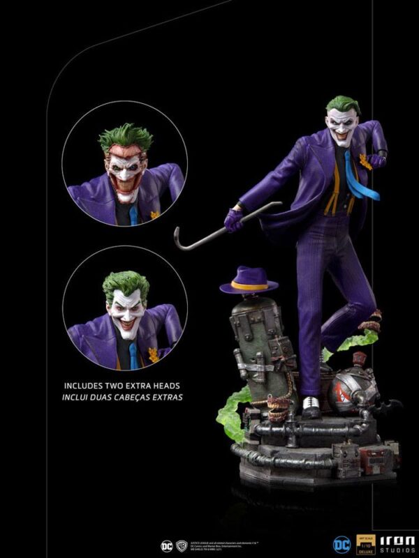 DC Comics Deluxe Art Scale Szobor 1/10 The Joker 23 cm