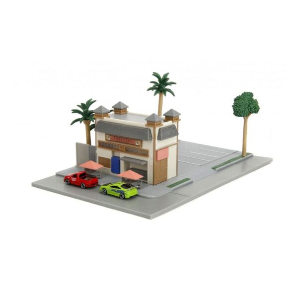 Fast & Furious Nano Metalfigs Nano Scene Toretto´s Café