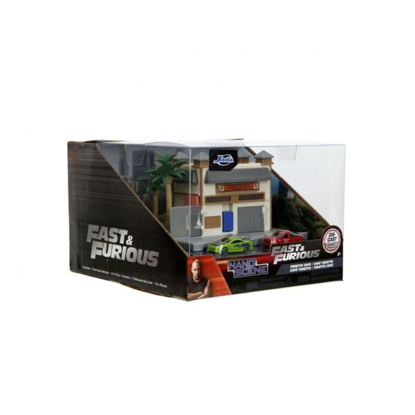 Fast & Furious Nano Metalfigs Nano Scene Toretto´s Café